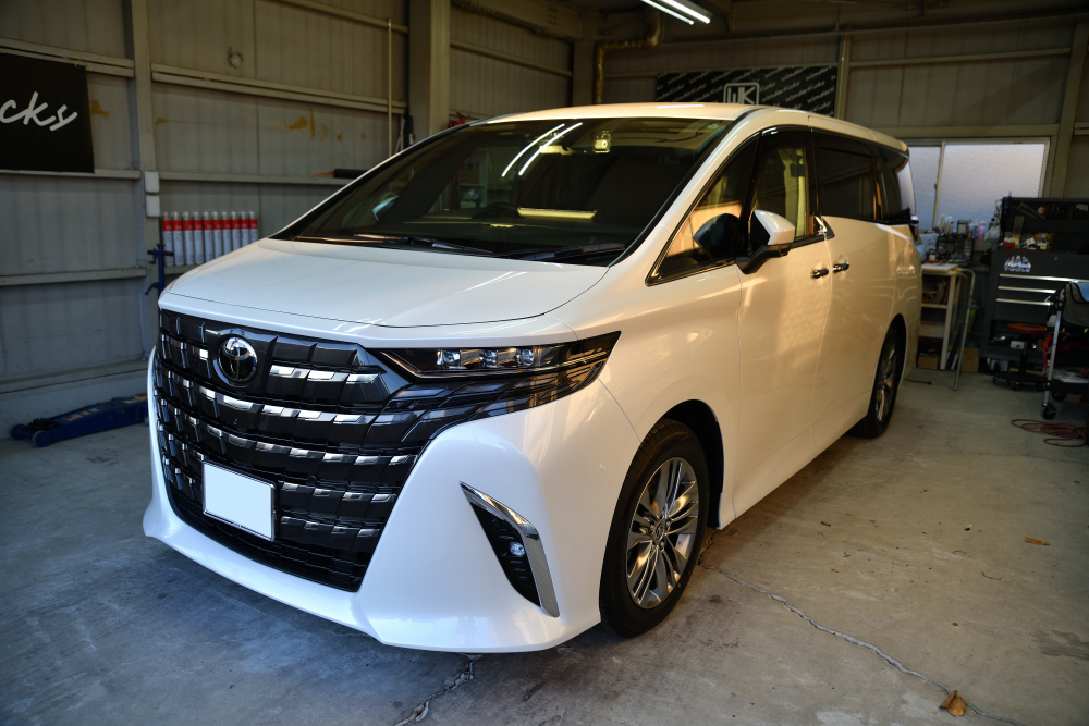 40アルファードセキュリティ取付